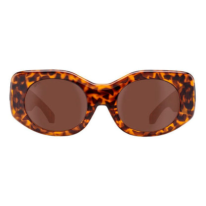 Spy Brown Resin Sunglasses - Unisex