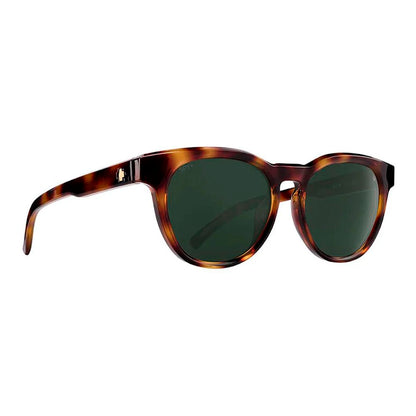 Spy Bicolor Resin Sunglasses - Green Lens, Tortoiseshell Frame
