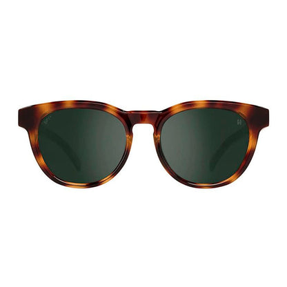 Spy Bicolor Resin Sunglasses - Green Lens, Tortoiseshell Frame