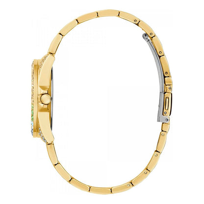 Guess Women's Gold Stainless Steel Dress Watch with Opaline Dial