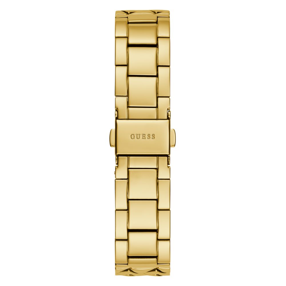Guess Women's Stainless Steel Gold Dress Watch with Rumor Function