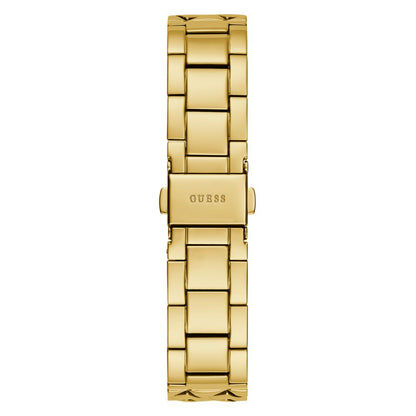 Guess Women's Stainless Steel Gold Dress Watch with Rumor Function