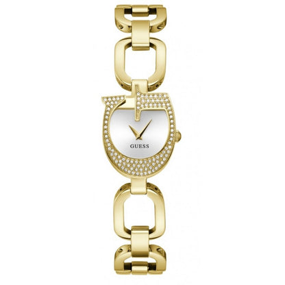 Guess Women’s Gold Stainless Steel Dress Watch with Quartz Movement