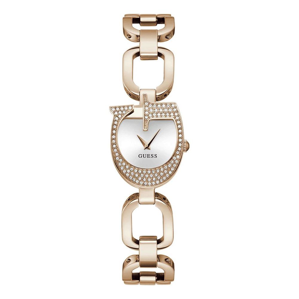 Guess Women’s Stainless Steel Dress Watch, Pink, Quartz