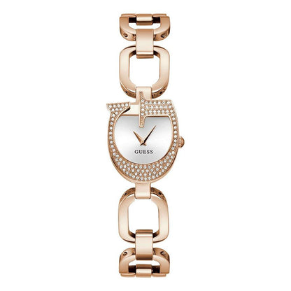 Guess Women’s Stainless Steel Dress Watch, Pink, Quartz