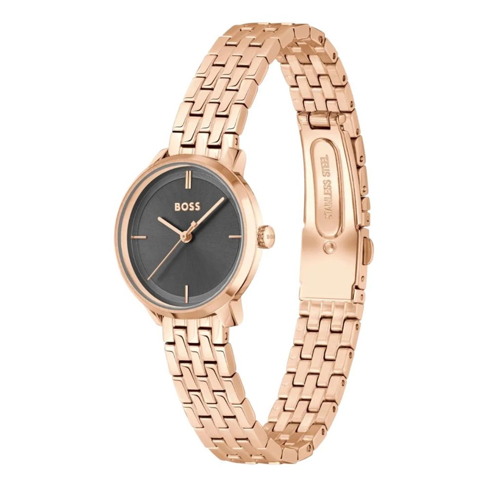 Hugo Boss Women's Pink Stainless Steel Dress Watch