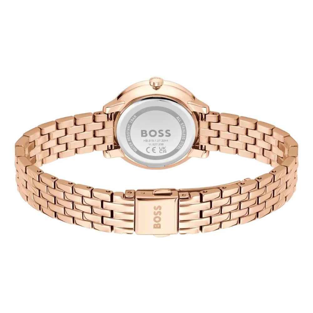 Hugo Boss Women's Pink Stainless Steel Dress Watch