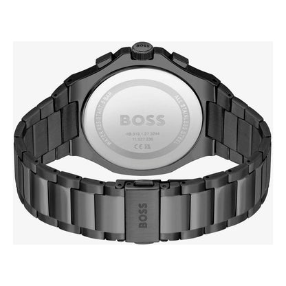 Hugo Boss Men’s Black Stainless Steel Chronograph Watch