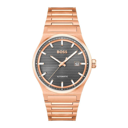 Hugo Boss Men's Pink Stainless Steel Dress Watch