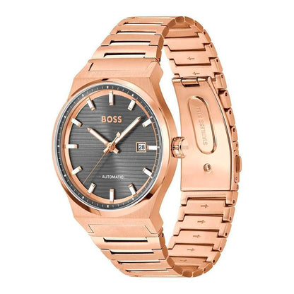 Hugo Boss Men's Pink Stainless Steel Dress Watch