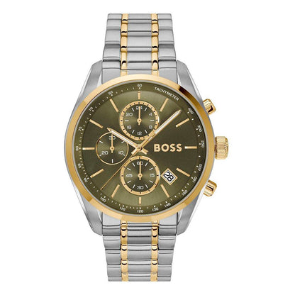 Hugo Boss Men's Stainless Steel Dress Watch, Grey, Chronograph
