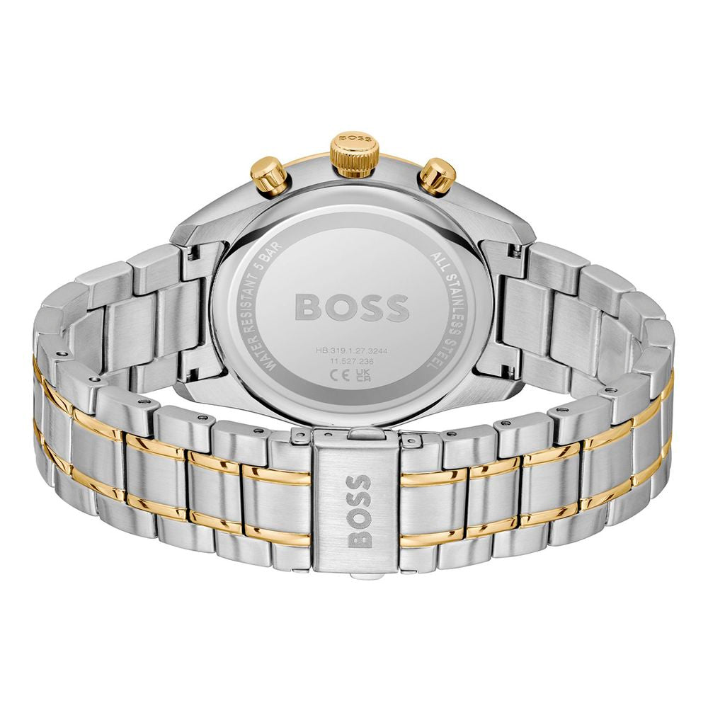 Hugo Boss Men's Stainless Steel Dress Watch, Grey, Chronograph