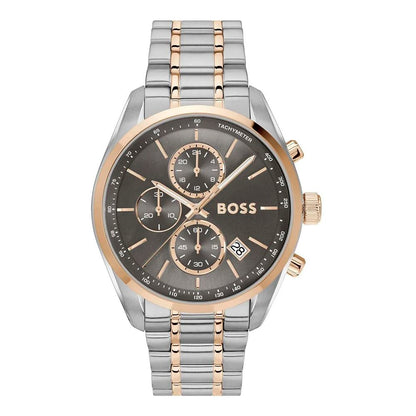 Hugo Boss Men's Gray Stainless Steel Chronograph Watch