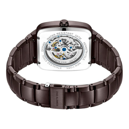 Kenneth Cole Men's Brown Stainless Steel Dress Watch