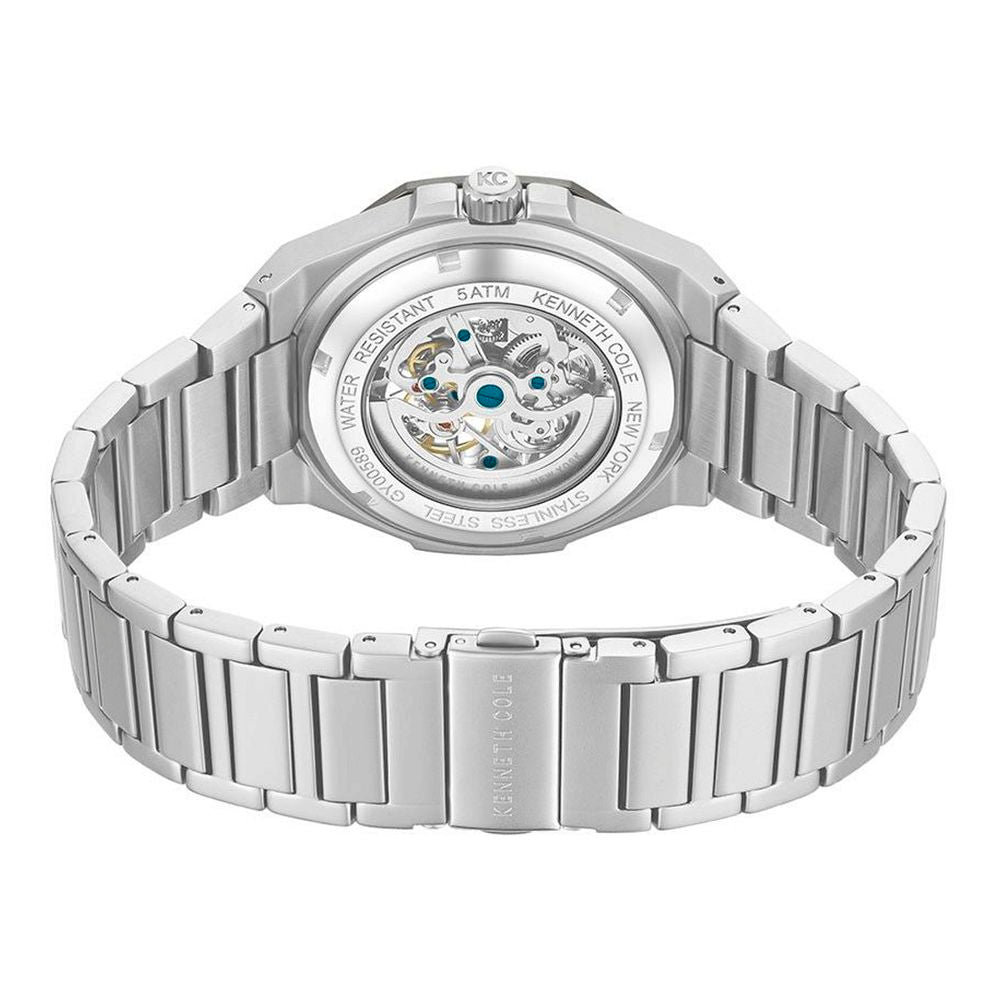 Kenneth Cole Men’s Automatic Dress Watch, Grey Stainless Steel