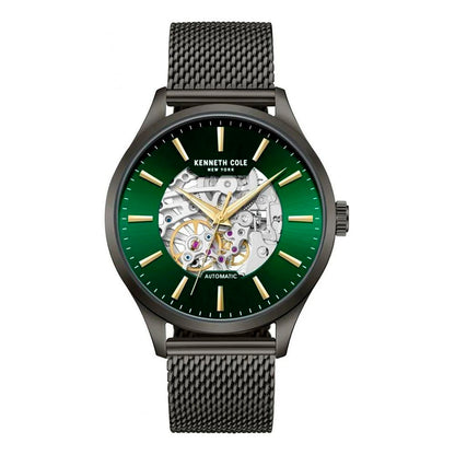 Kenneth Cole Men's Automatic Dress Watch, Grey Stainless Steel