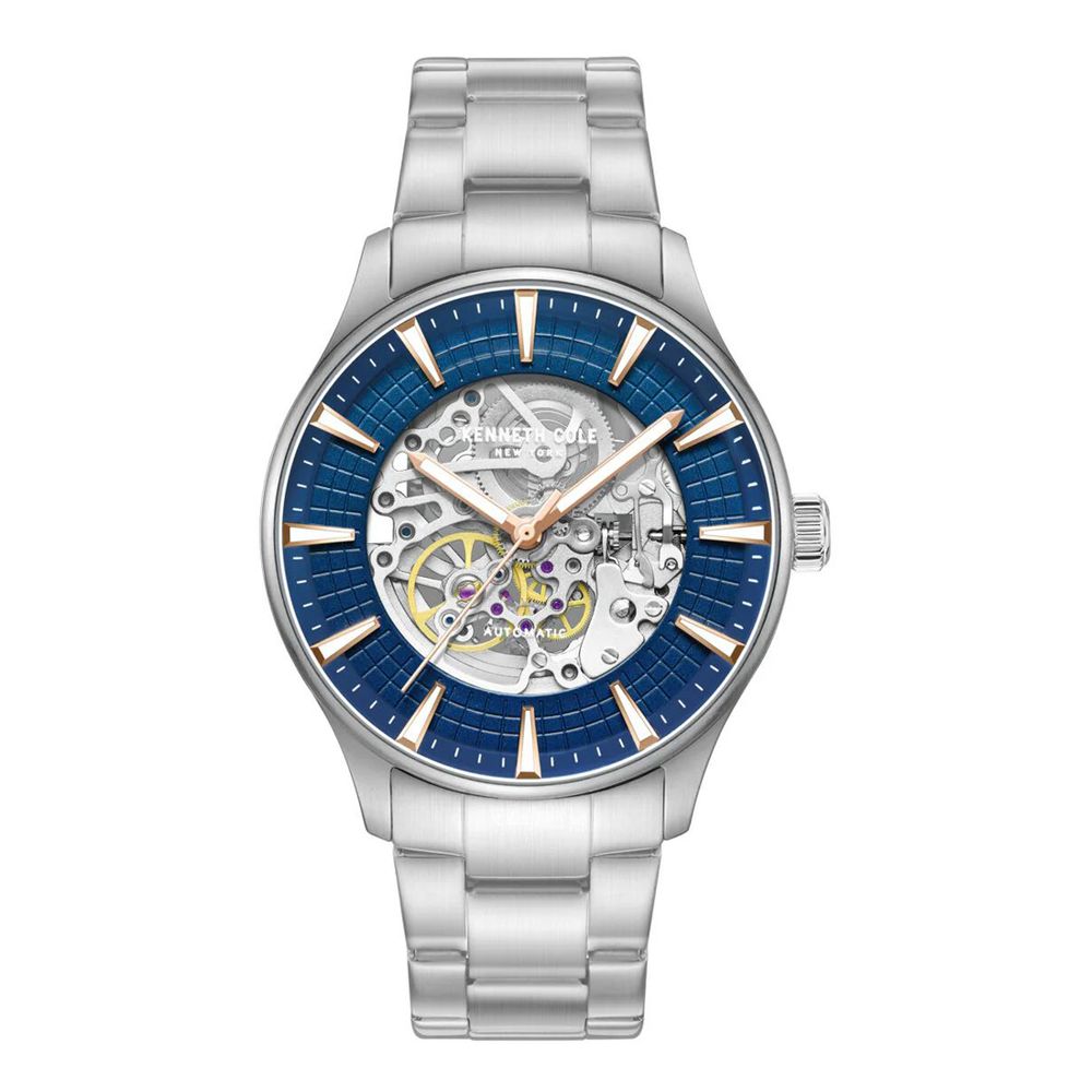 Kenneth Cole Men's Automatic Dress Watch, Grey, Stainless Steel