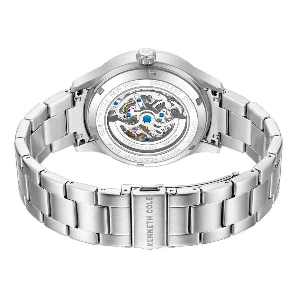Kenneth Cole Men's Automatic Dress Watch, Grey, Stainless Steel
