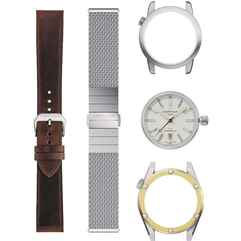 Certina Men's Gray Stainless Steel Automatic Dress Watch