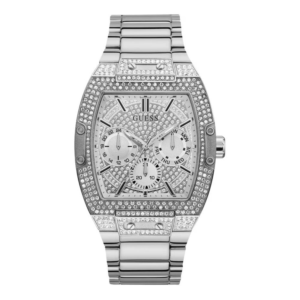 Guess Men's Quartz Stainless Steel Dress Watch - Grey