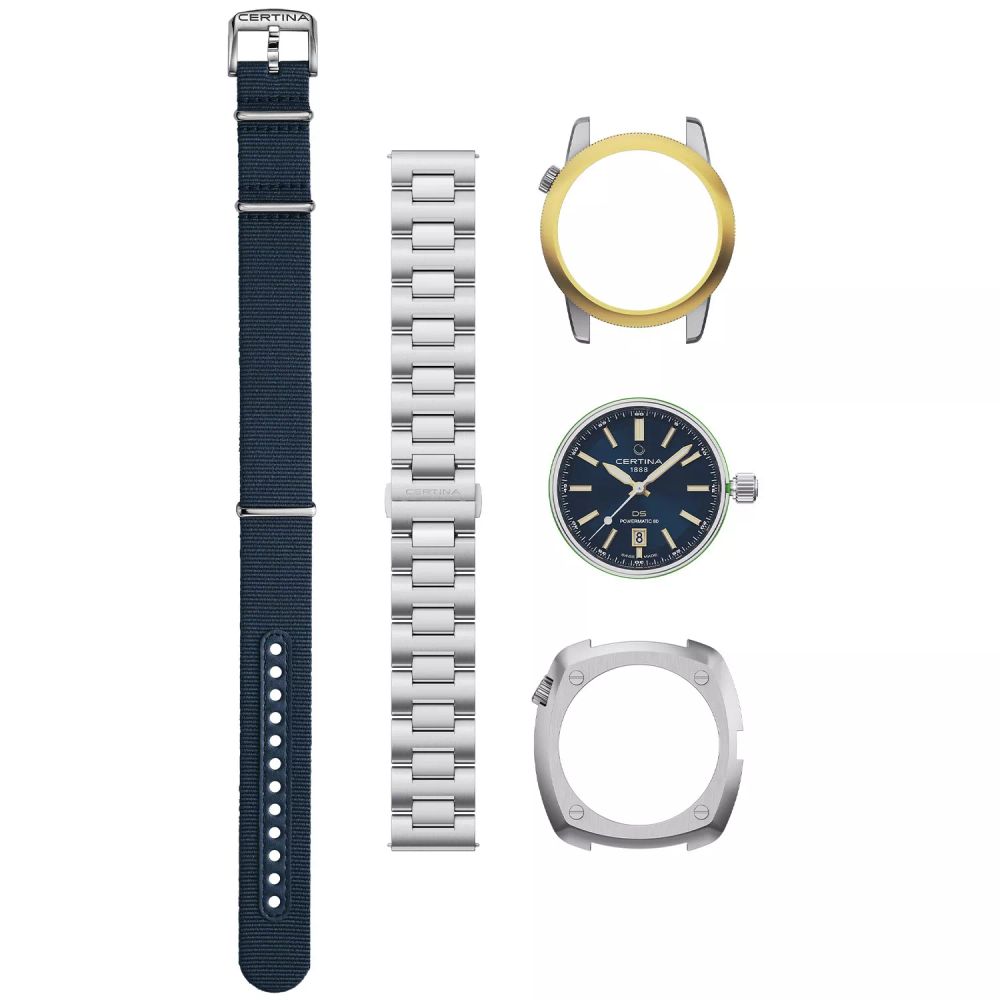 Certina Men's Automatic Gray Stainless Steel Bracelet Watch