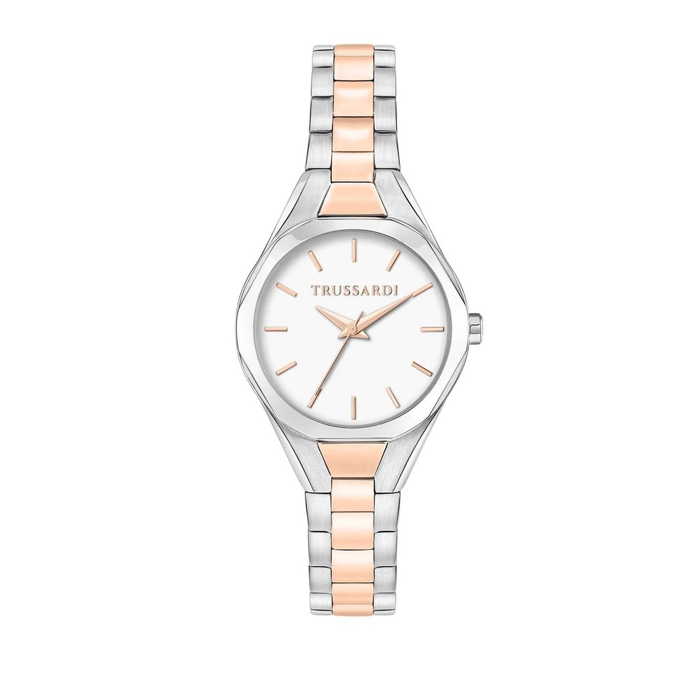 Trussardi Women's Stainless Steel Bracelet Watch, Pink