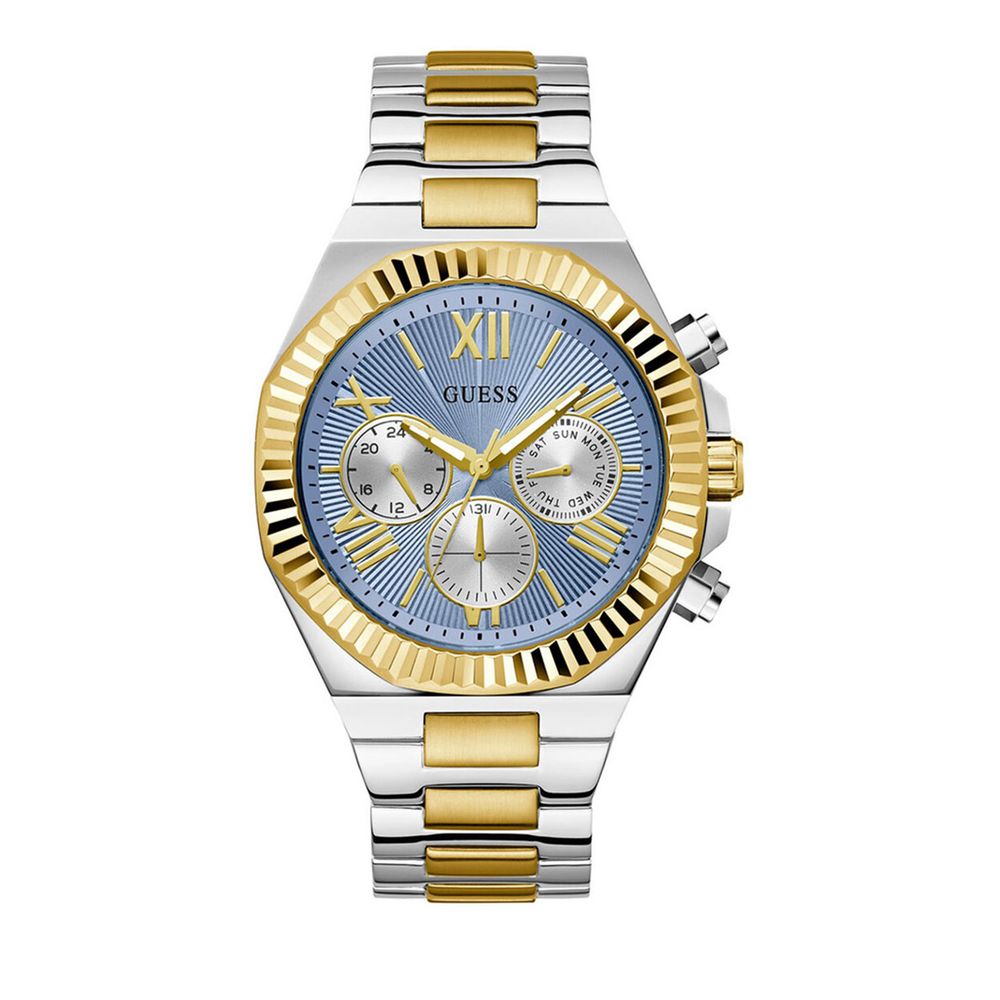 Guess Men's Gold Stainless Steel Dress Watch - Multifunction