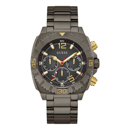 Guess Men's Gray Stainless Steel Dress Watch with Multifunction