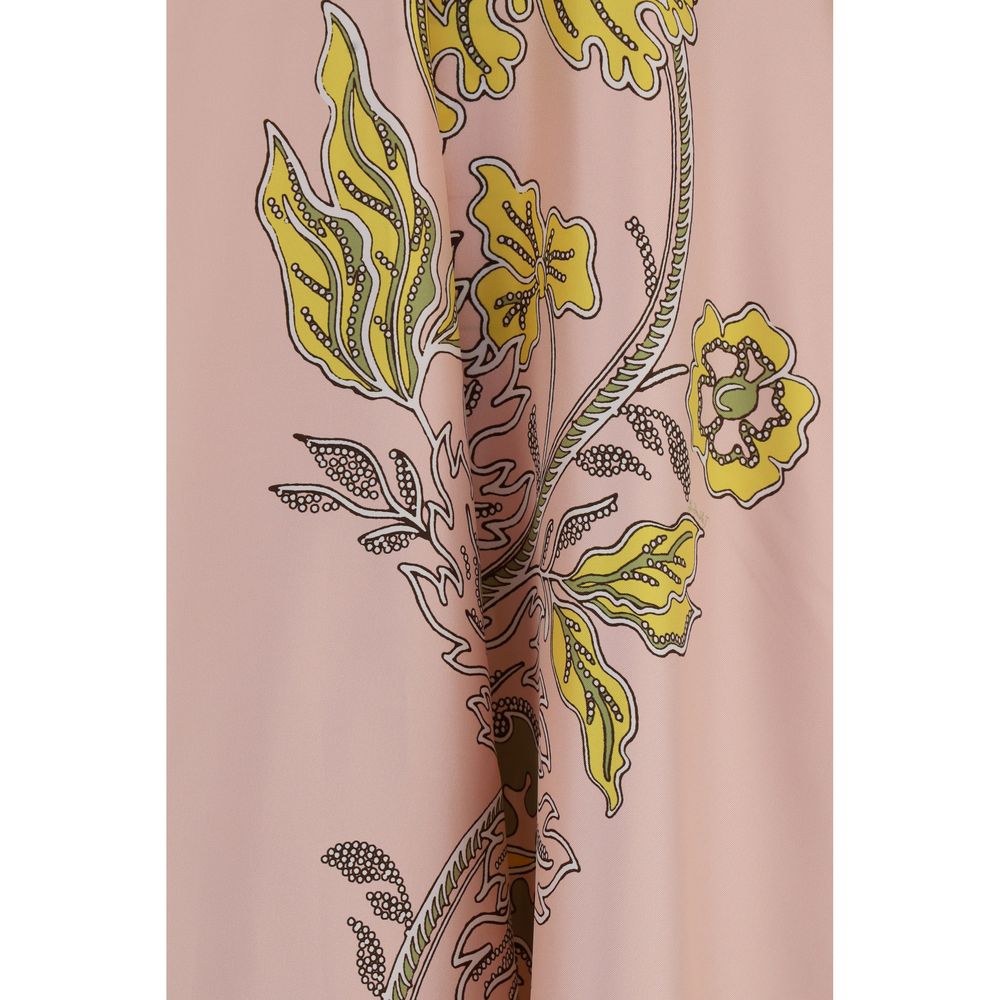 La Double J Multicolor Silk Magnifico Dress