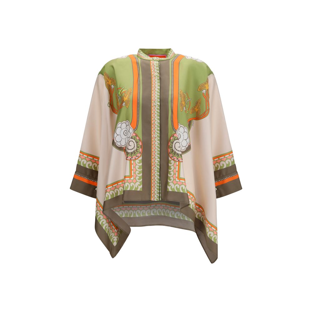 La Double J Multicolor Silk Shirt M