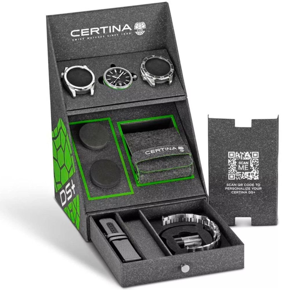 Certina Men's Automatic Gray Stainless Steel Dress Watch