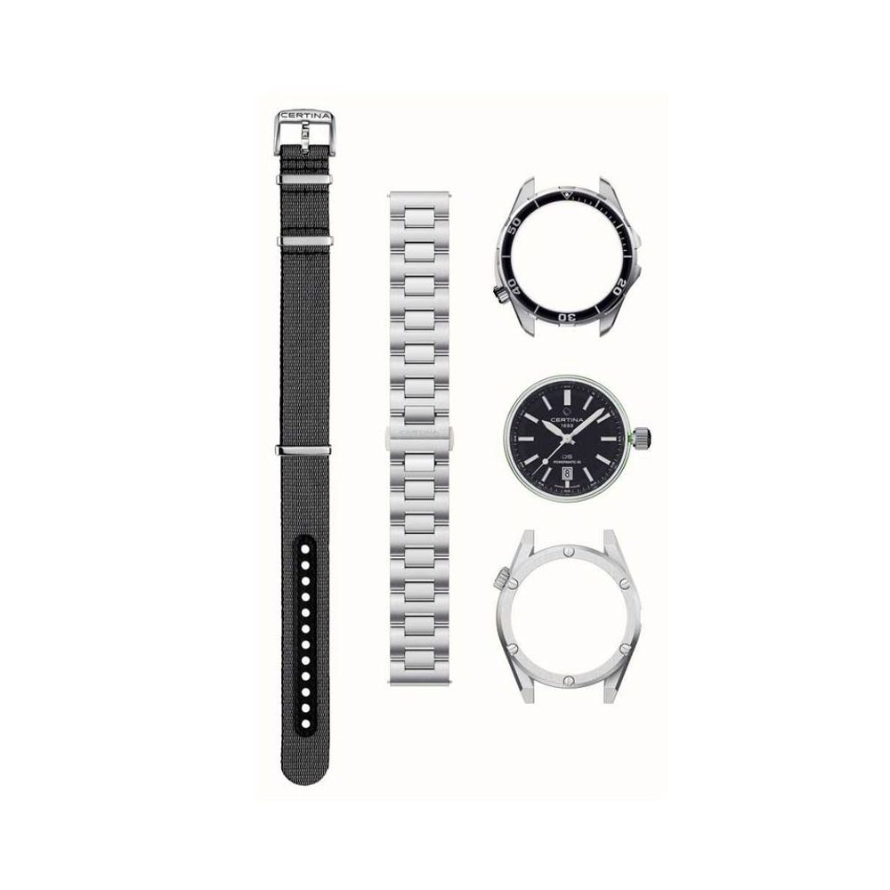 Certina Men's Automatic Gray Stainless Steel Dress Watch