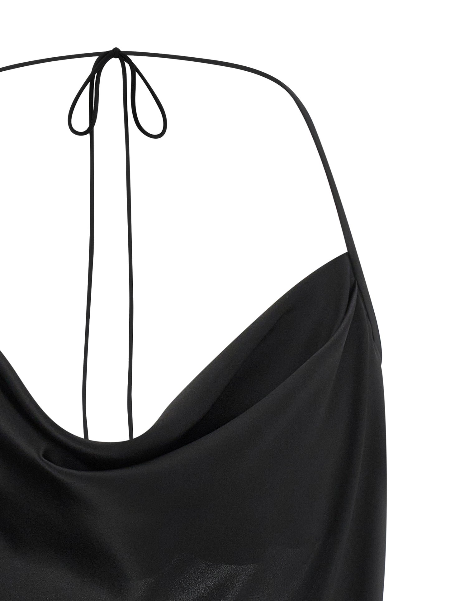 Valentino Garavani Black Silk Tank Top