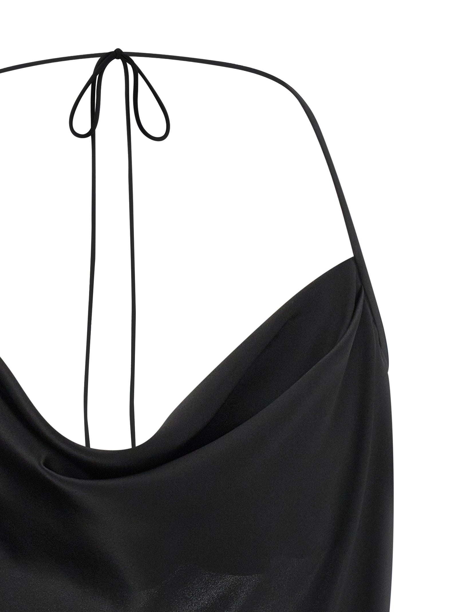 Valentino Garavani Black Silk Tank Top