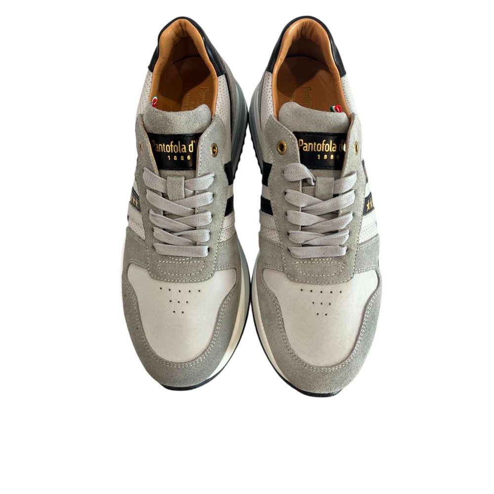 Pantofola D'Oro Grey Suede Men Sneaker EU45/US12