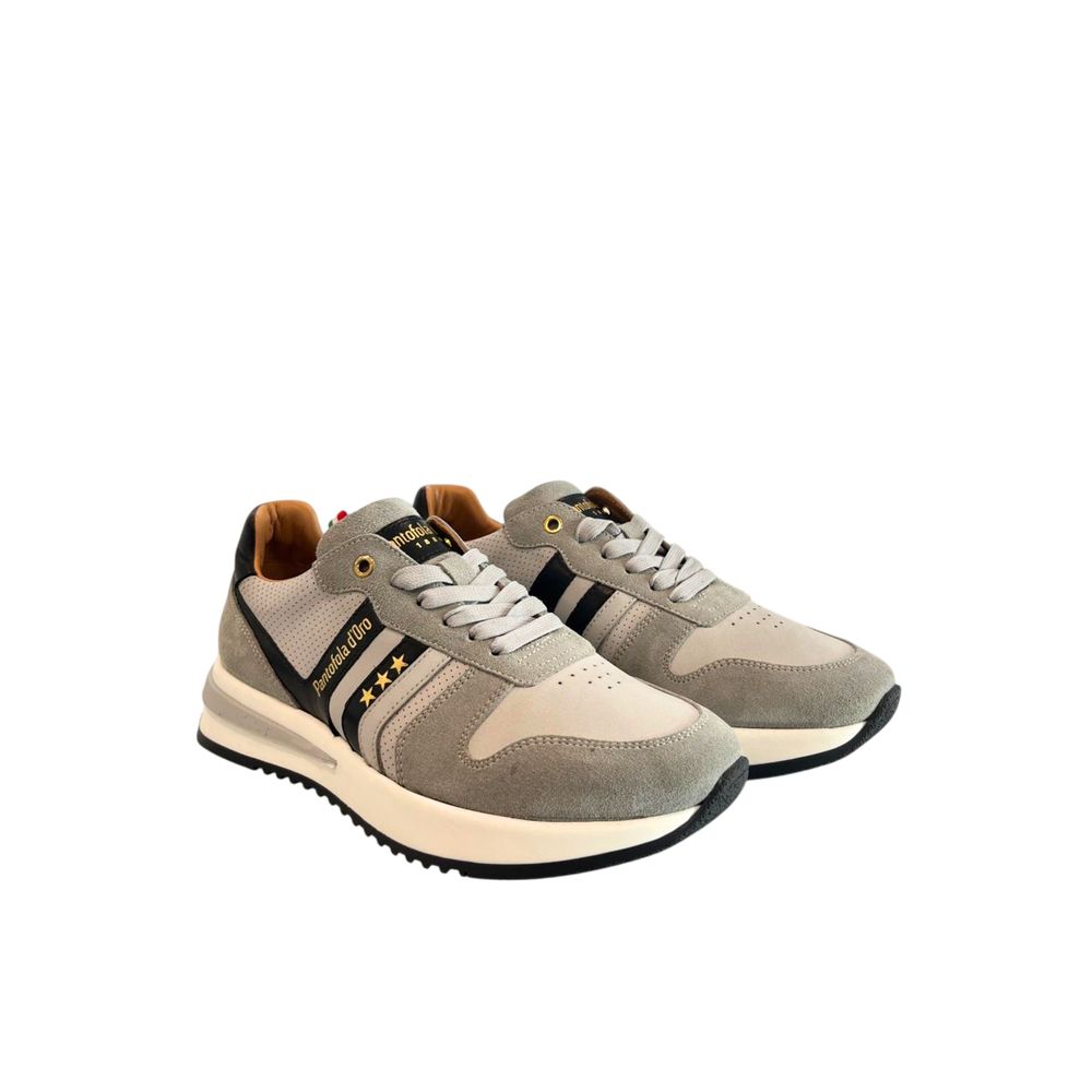 Pantofola D'Oro Grey Suede Men Sneaker EU45/US12