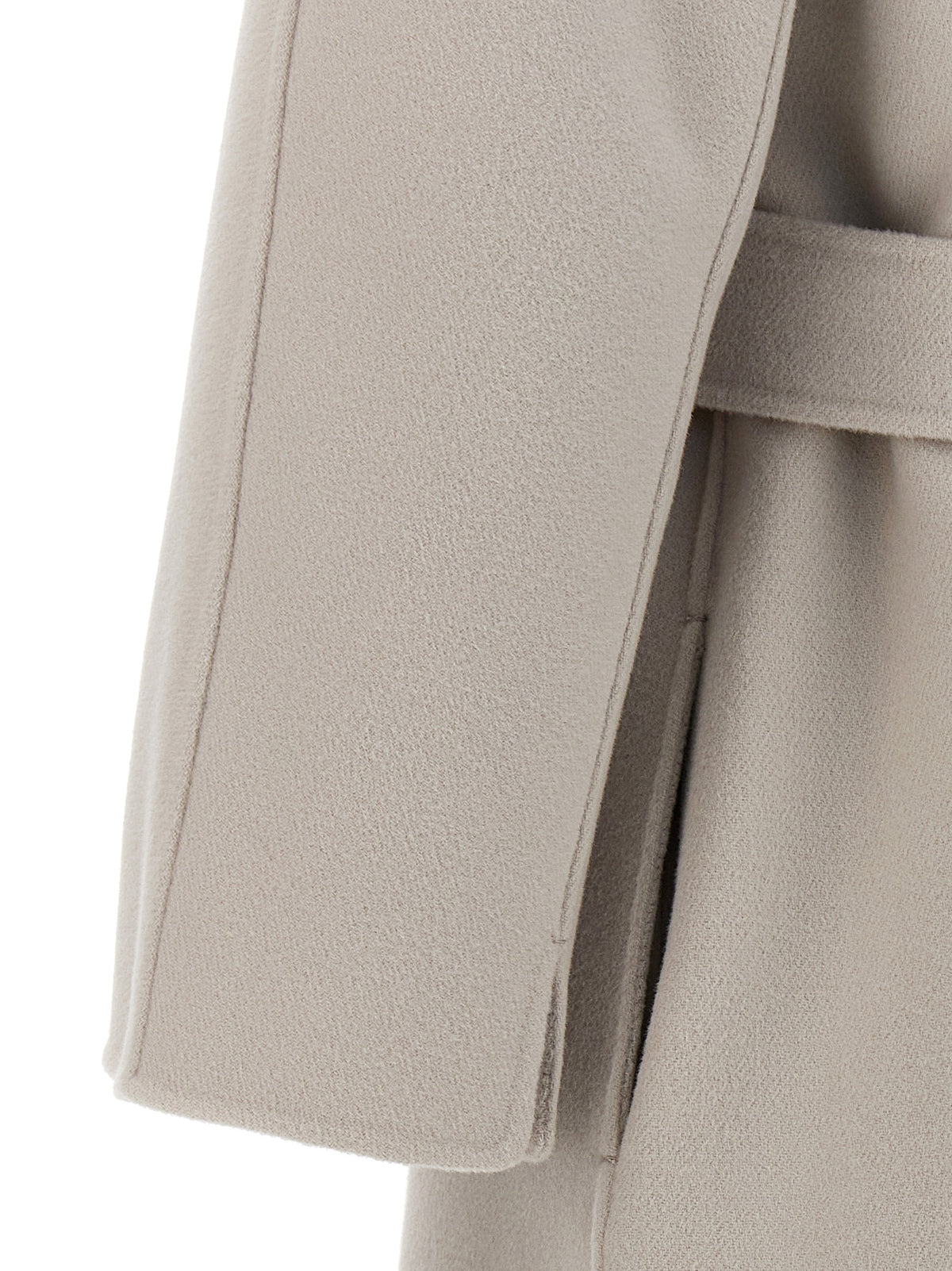S Max Mara Beige Wool Coat