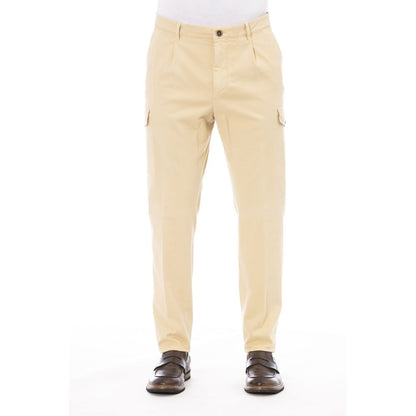 Peserico Beige Cotton Men's Cargo Pants