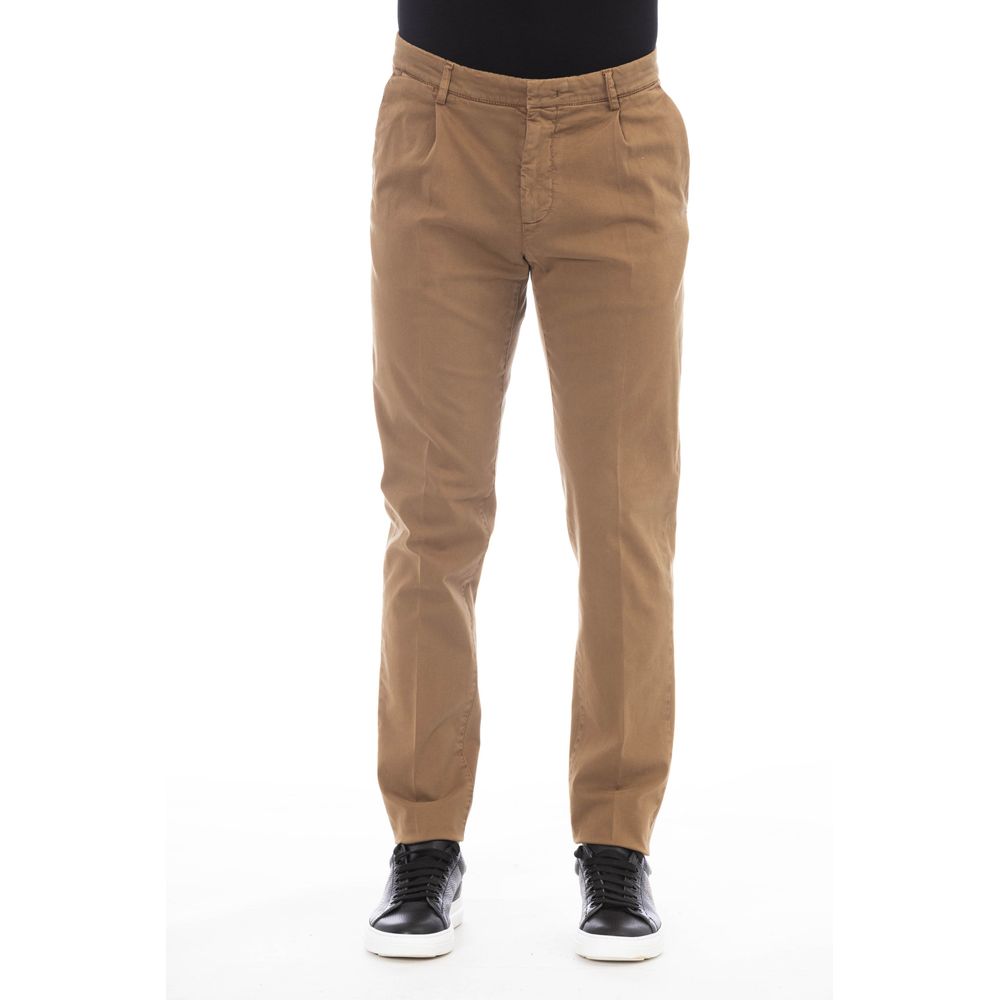 Peserico Beige Cotton Men's Pant
