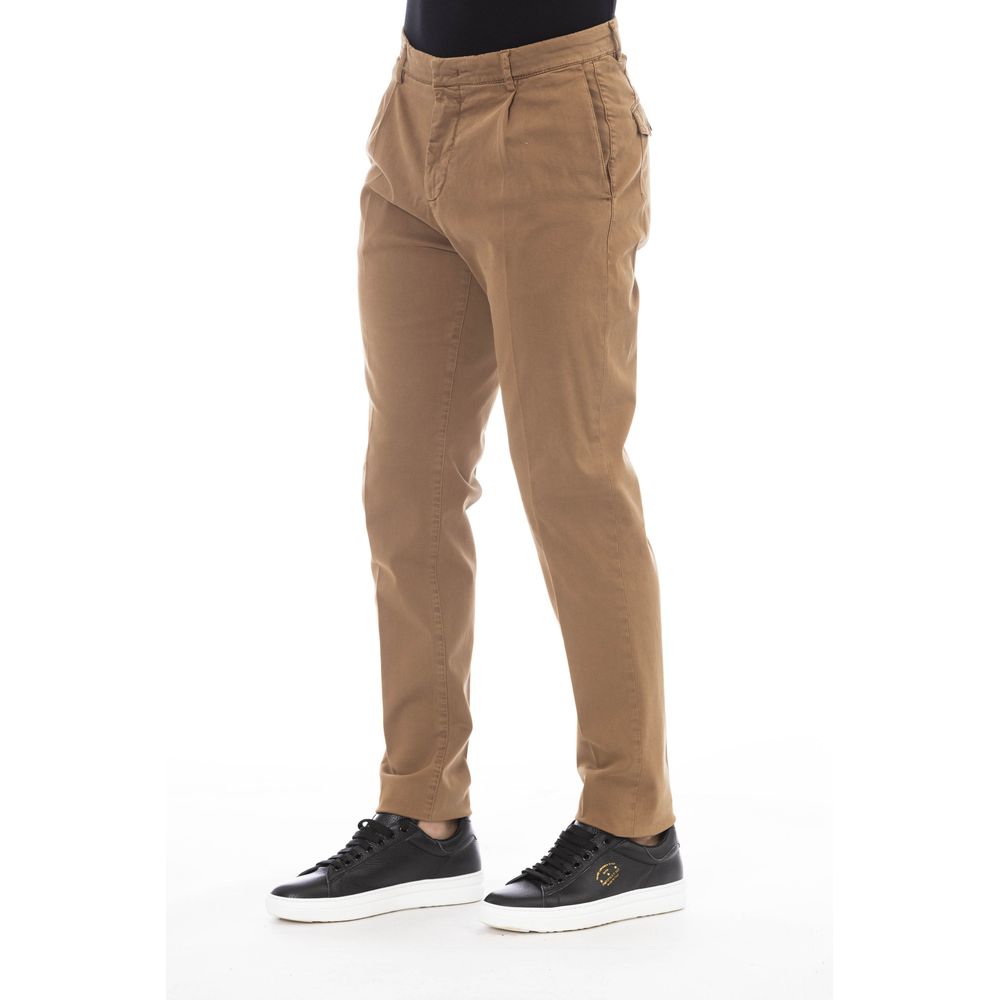 Peserico Beige Cotton Men's Pant