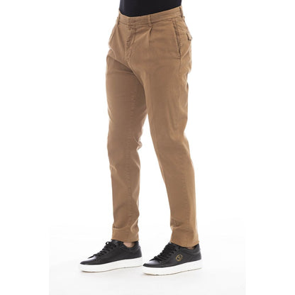Peserico Beige Cotton Men's Pant