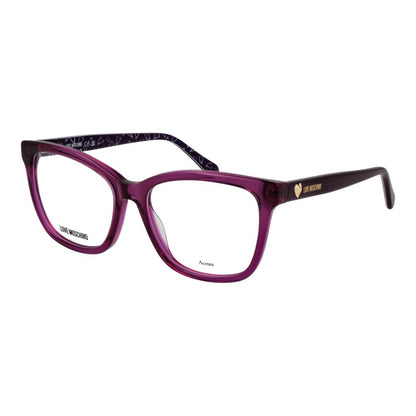 Love Moschino Women’s Optical Glasses – Purple Square Frame, 54mm