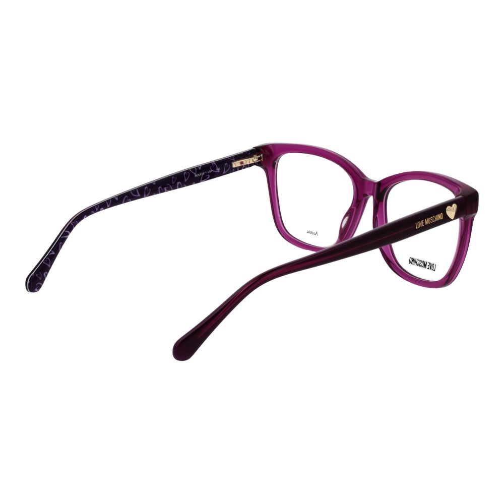 Love Moschino Women’s Optical Glasses – Purple Square Frame, 54mm