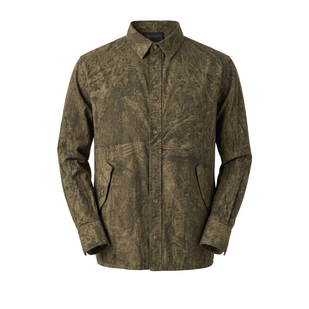 Mr&Mrs Italy Green Viscose Men's Shirt L