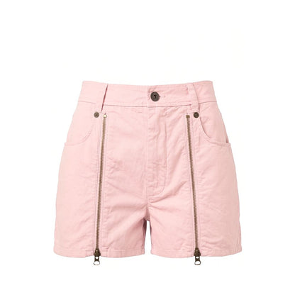 Mr&Mrs Italy Pink Cotton Women Shorts S