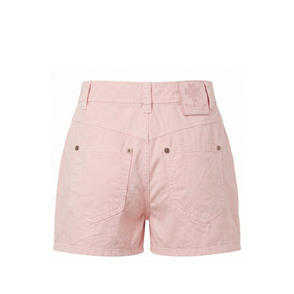 Mr&Mrs Italy Pink Cotton Women Shorts S