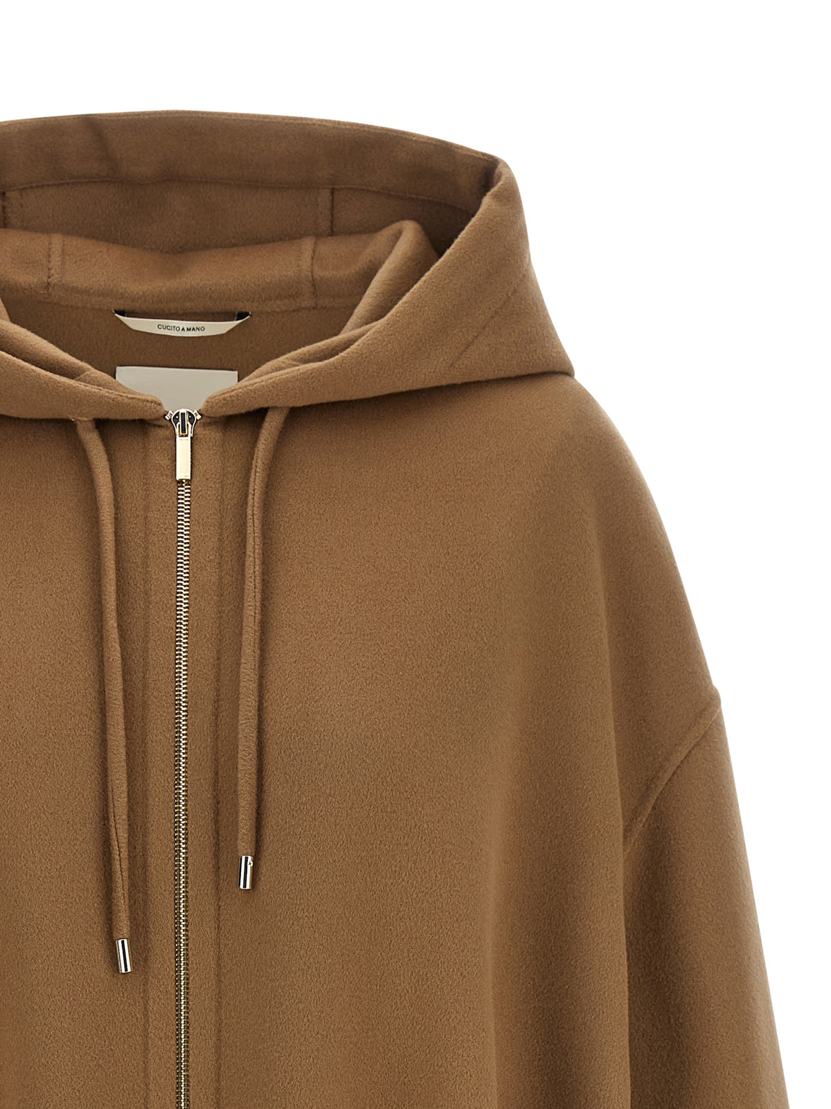 S Max Mara Brown Wool Coat