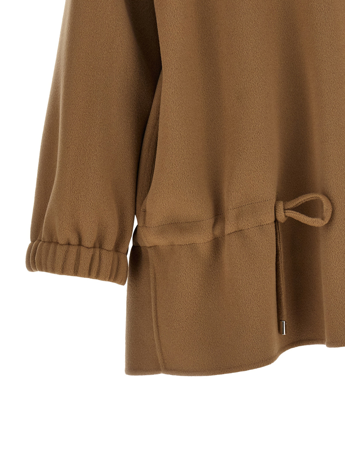 S Max Mara Brown Wool Coat