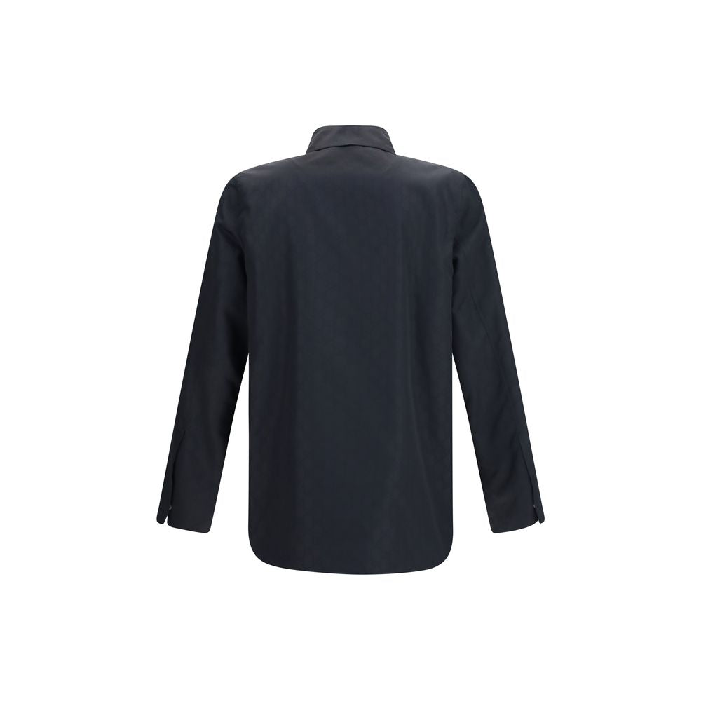 Gucci GG Light Silk Faille Black Full-Length Jacket