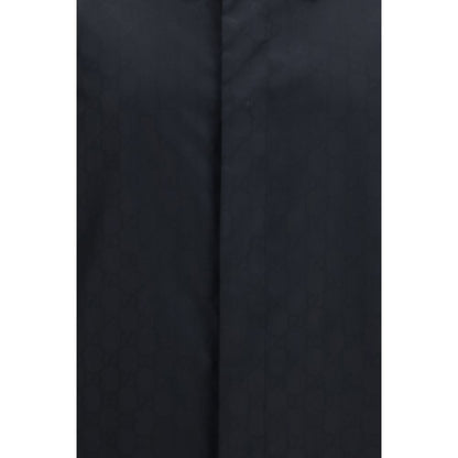 Gucci GG Light Silk Faille Black Full-Length Jacket